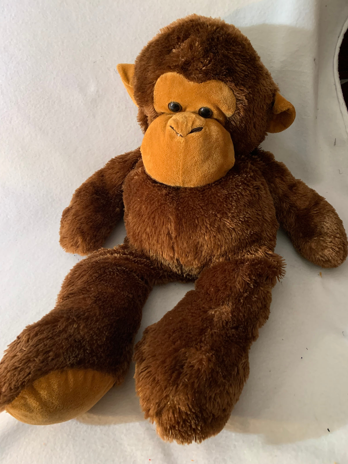 Weighted stuffed animal, Jumbo dog or Monkey with 20 lbs, washable plush buddy extra large sleep aide