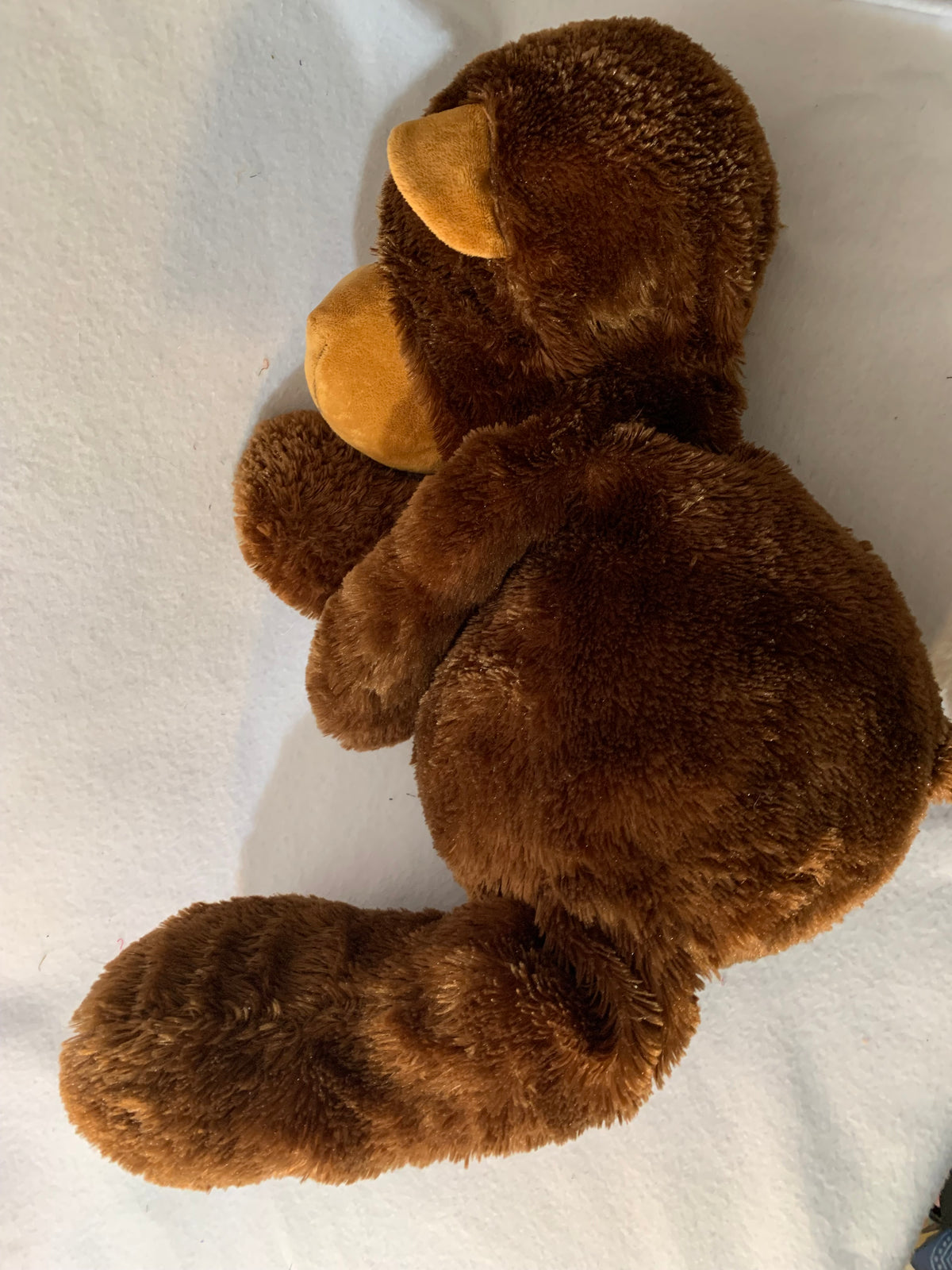 Weighted stuffed animal, Jumbo dog or Monkey with 20 lbs, washable plush buddy extra large sleep aide