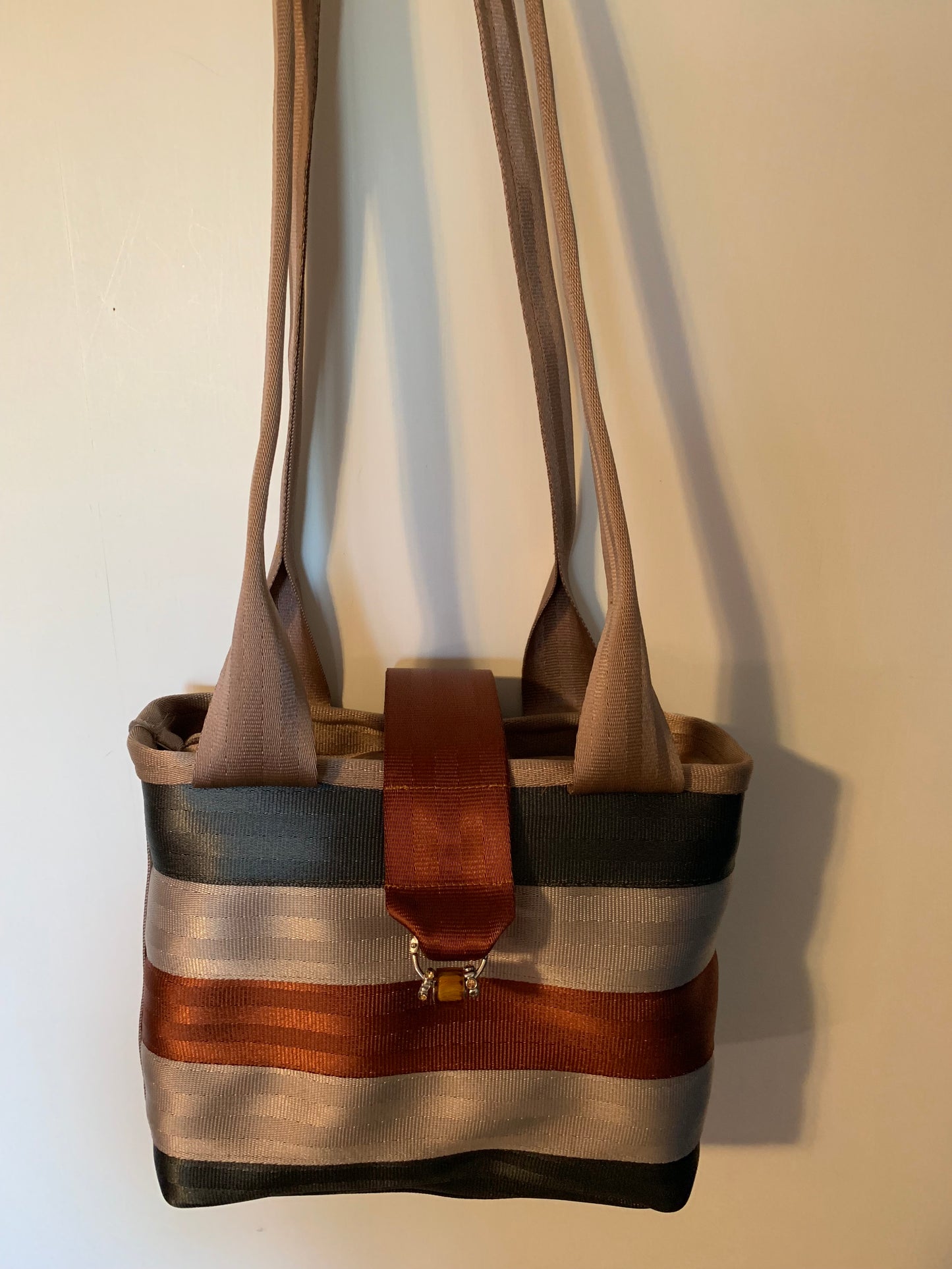 Custom seat belt purse, weave or panel style in various colors, seatbelt handbag, washable