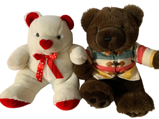 Large Weighted stuffed animal, jumbo bear with 6 lbs, washable plush buddy