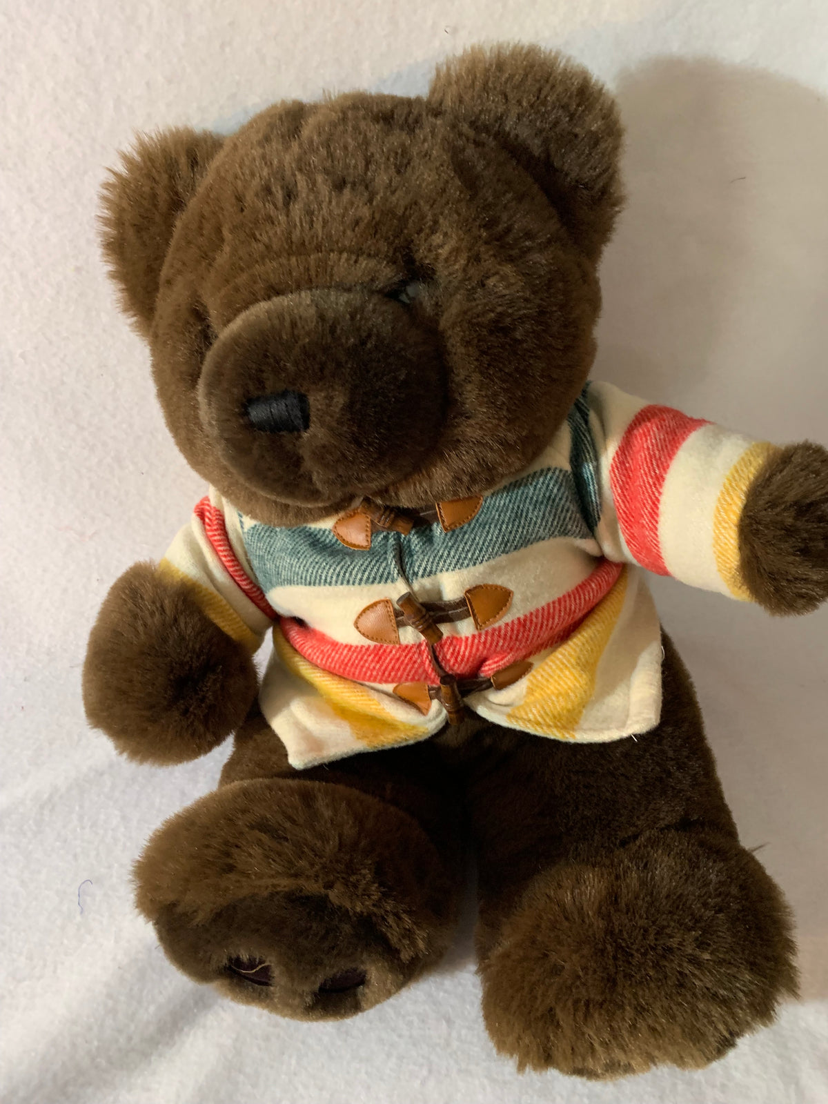 Large Weighted stuffed animal, jumbo bear with 6 lbs, washable plush buddy