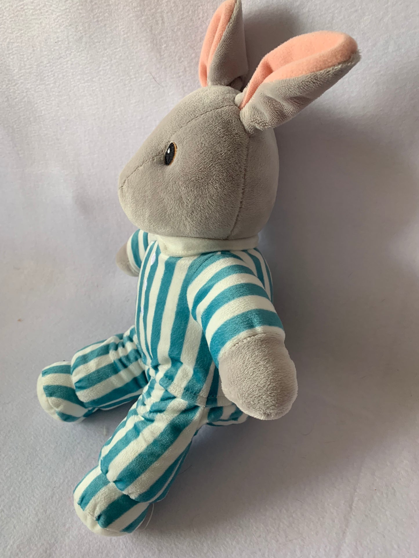 Weighted stuffed animal, bunny with 3 lbs, washable plush buddy, rabbit, Easter, Good Night Moon or Peter Rabbit