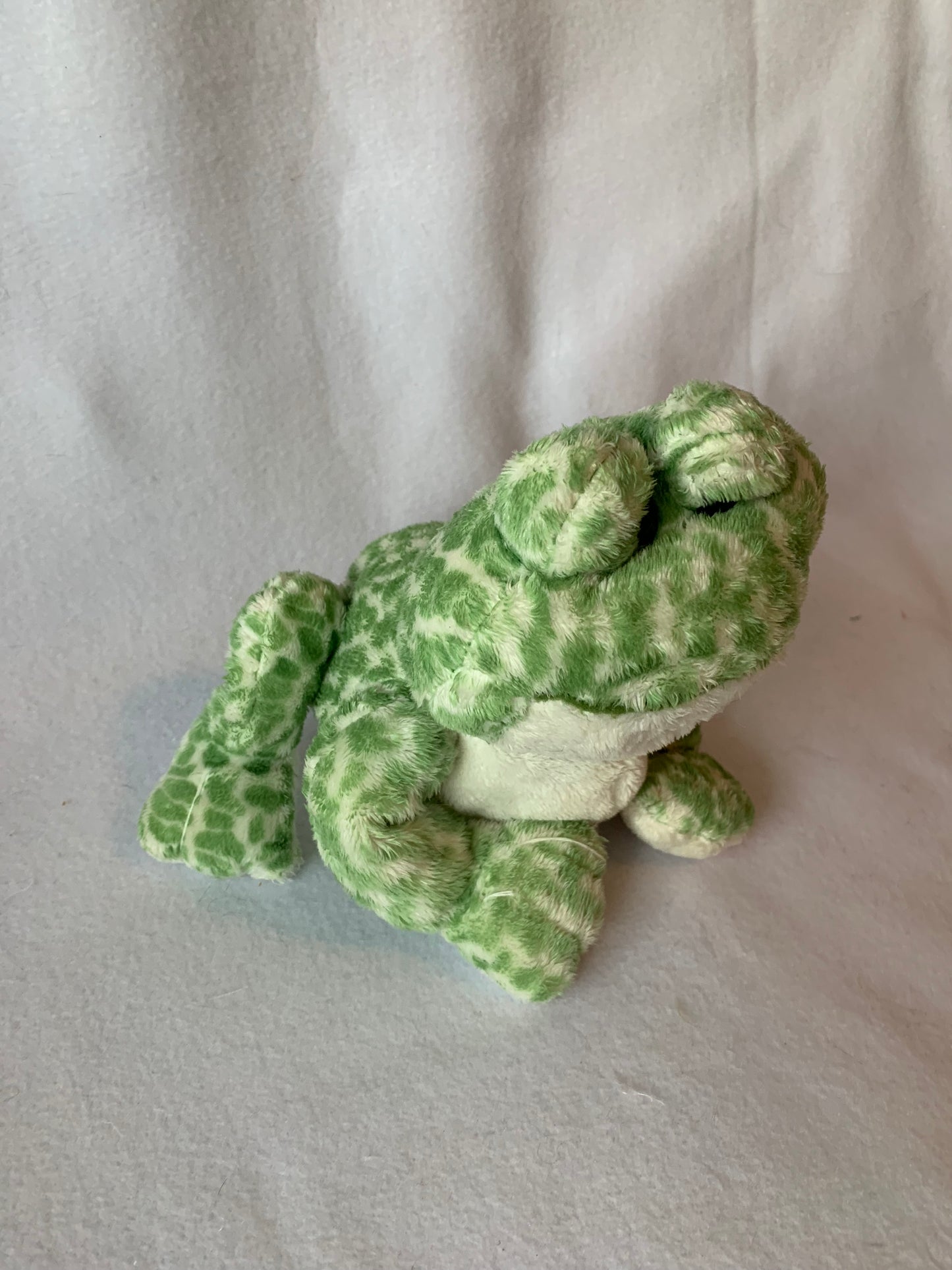 Weighted stuffed animal, frog with 2 lbs, washable plush buddy, various patterns