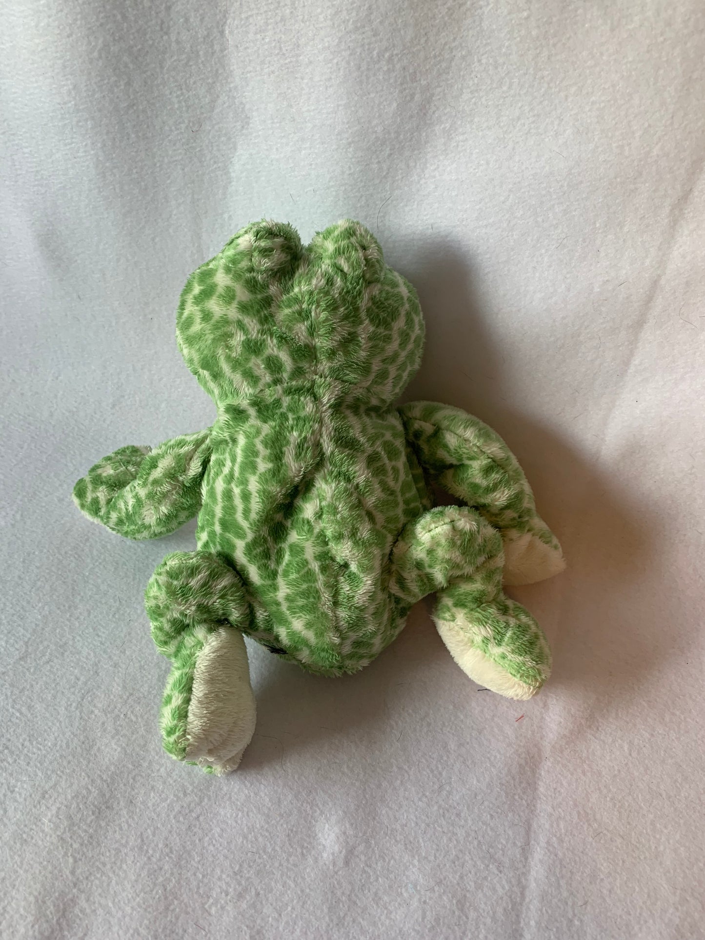 Weighted stuffed animal, frog with 2 lbs, washable plush buddy, various patterns