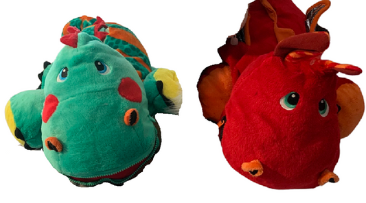 Weighted stuffed animal, JUMBO dragon or dinosaur sensory toy with 5-10 lbs, autism weighted buddy