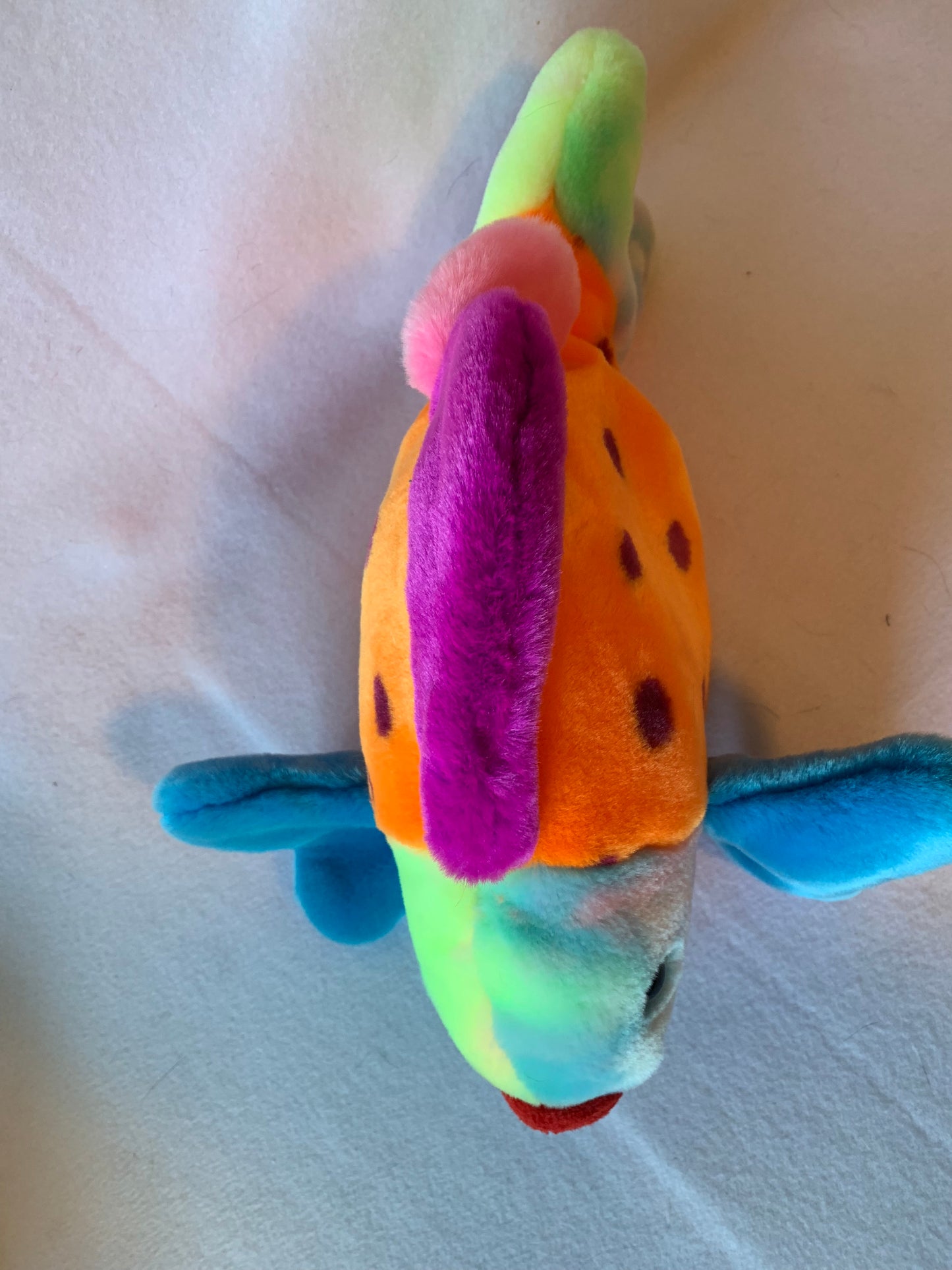 Weighted stuffed animal, Rainbow fish with 3 lbs, Various fish, platypus, washable weighted plush buddy,  AUTISM PLUSH FISH