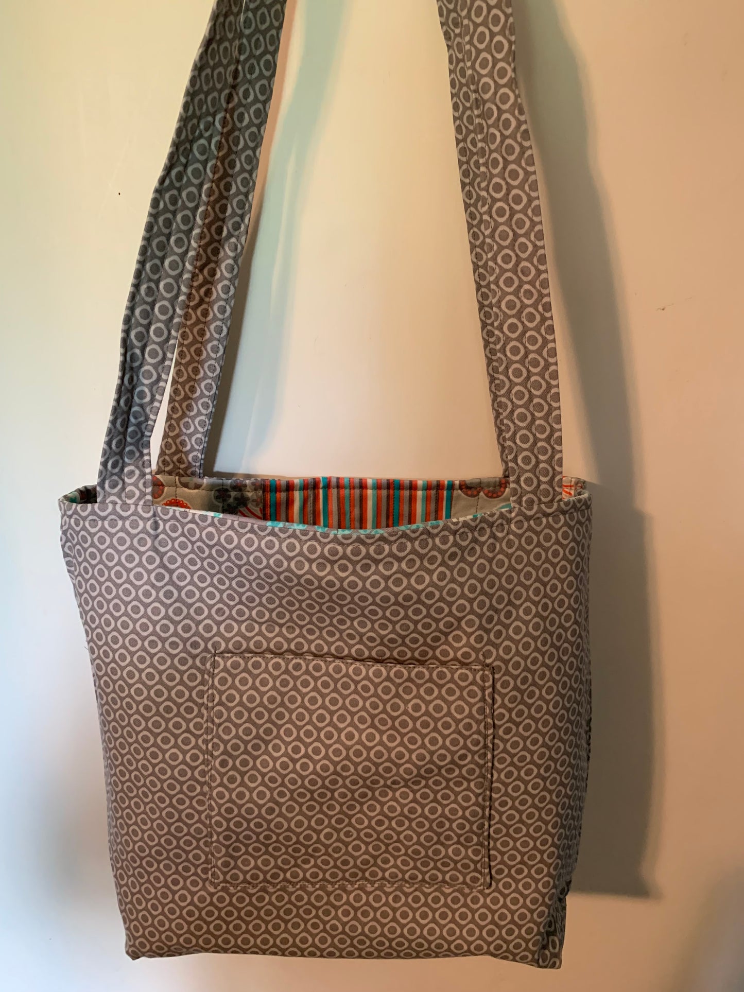 Quilted Tote Bag in various patterns, medium sized, Washable