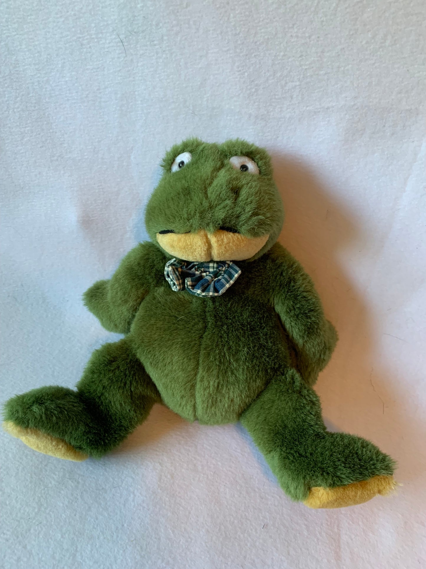 Weighted stuffed animal, frog with 2 lbs, washable plush buddy, various patterns