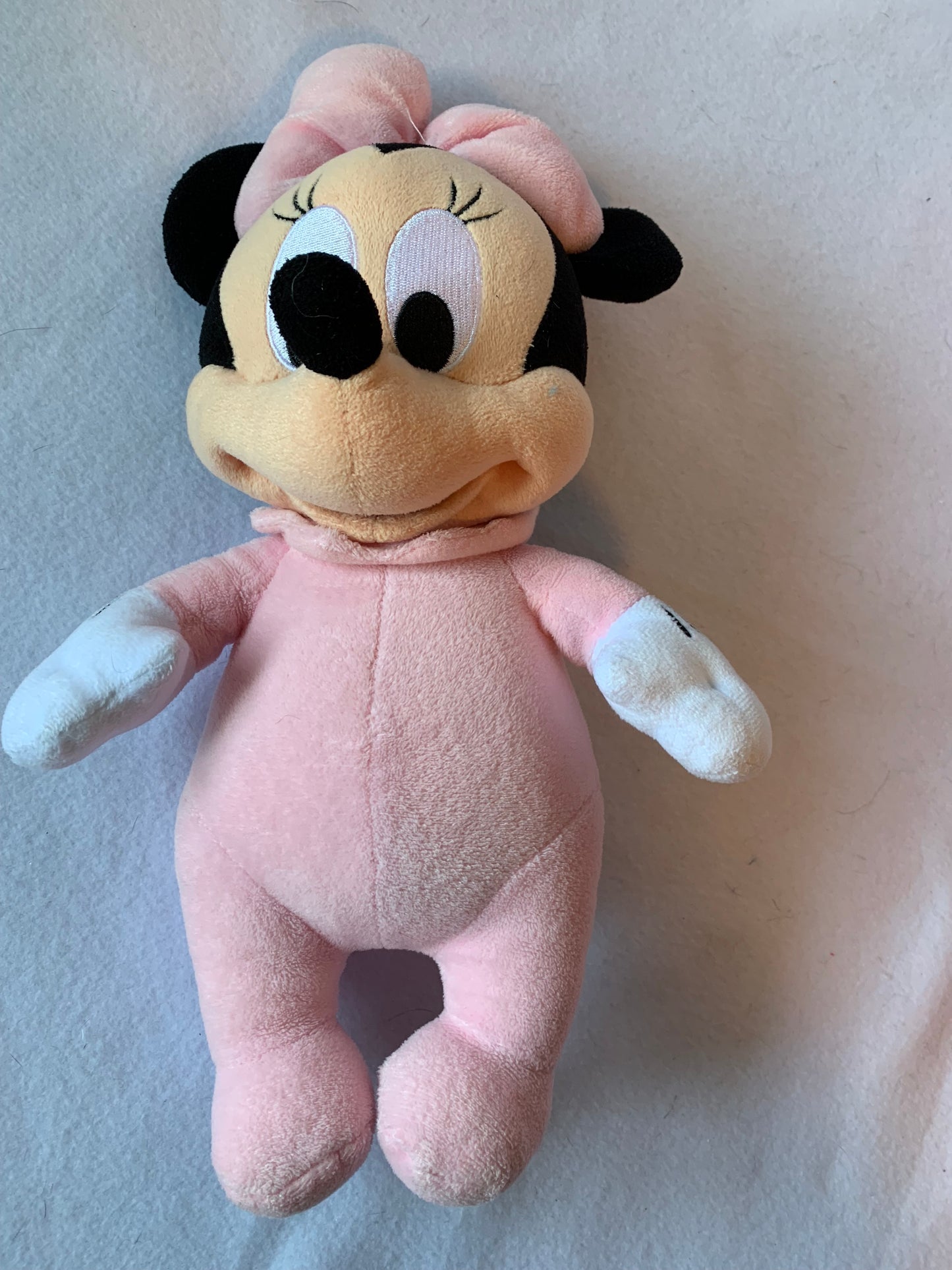 Weighted stuffed animal, baby Minnie Mouse with 2 lbs, AUTISM SENSORY TOY, washable plush buddy