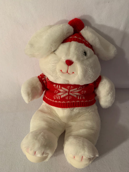 Large Weighted stuffed animal, jumbo bunny with 6 lbs, washable plush buddy, rabbit