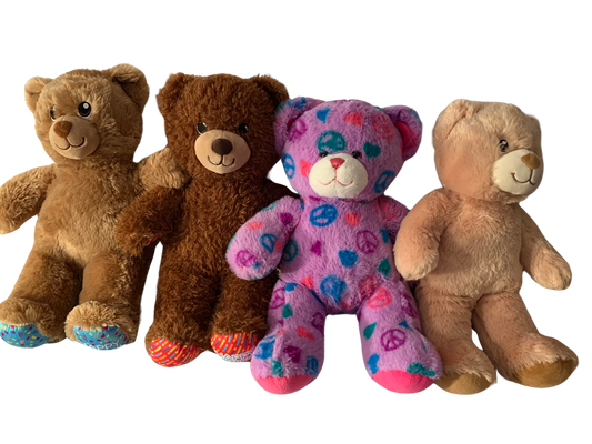 Weighted stuffed animal, teddy bear sensory toy with 4 lbs, AUTISM WEIGHTED PLUSH, birthday bear, peace, washable buddy