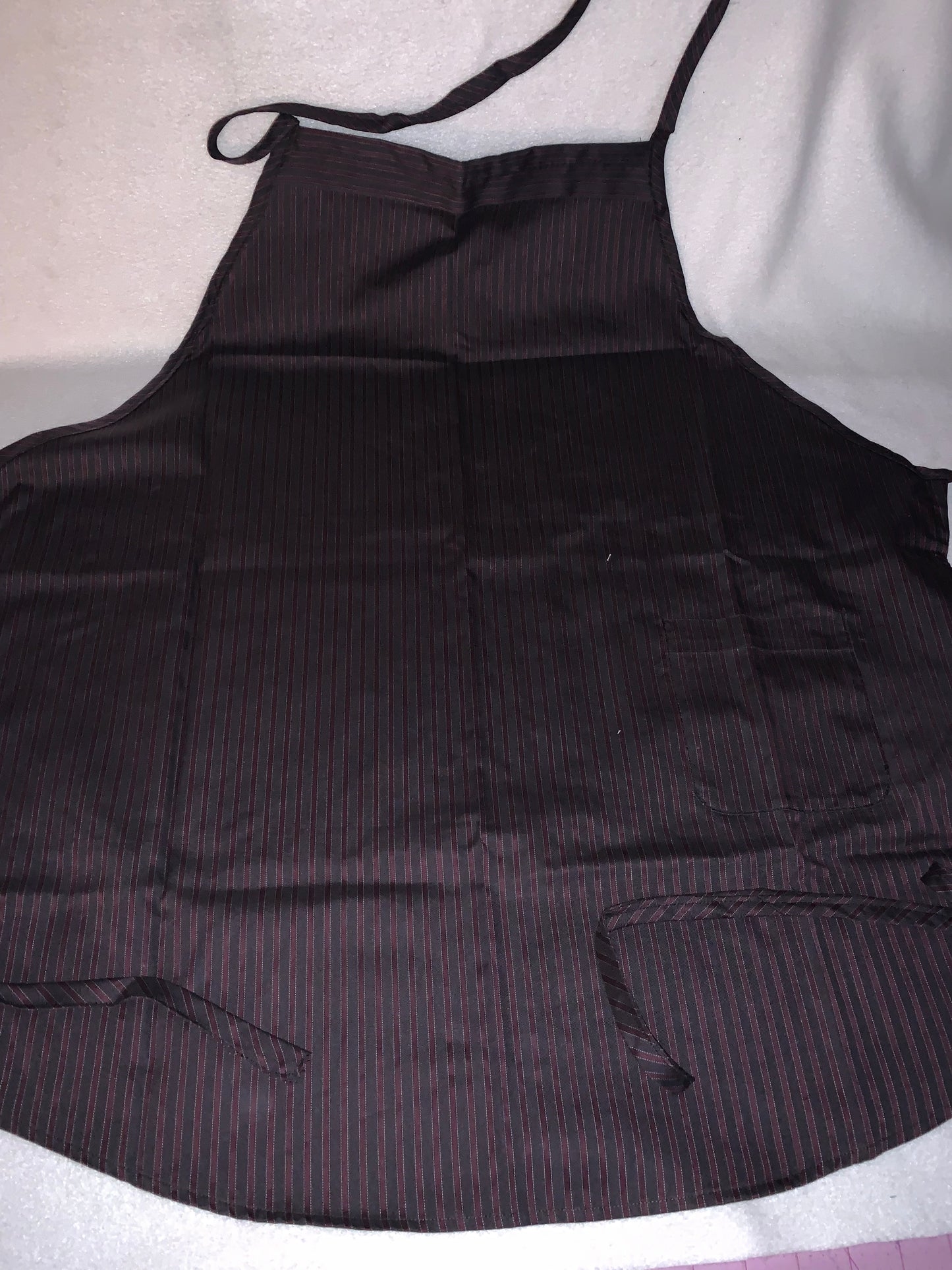 Adult Apron with pockets, kitchen apron, adult or large child, washable, craft apron, male shirt apron