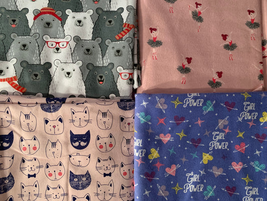 Twin weighted blanket for child or adult in polar bears, ballerina, cats, or girl power, 8-15 lbs