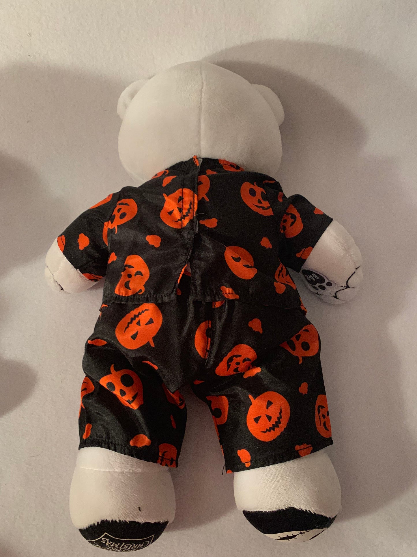 Weighted stuffed animal, large Jack or Sally bears, 5 lbs, Nightmare Before Christmas, skeleton, washable plush buddy