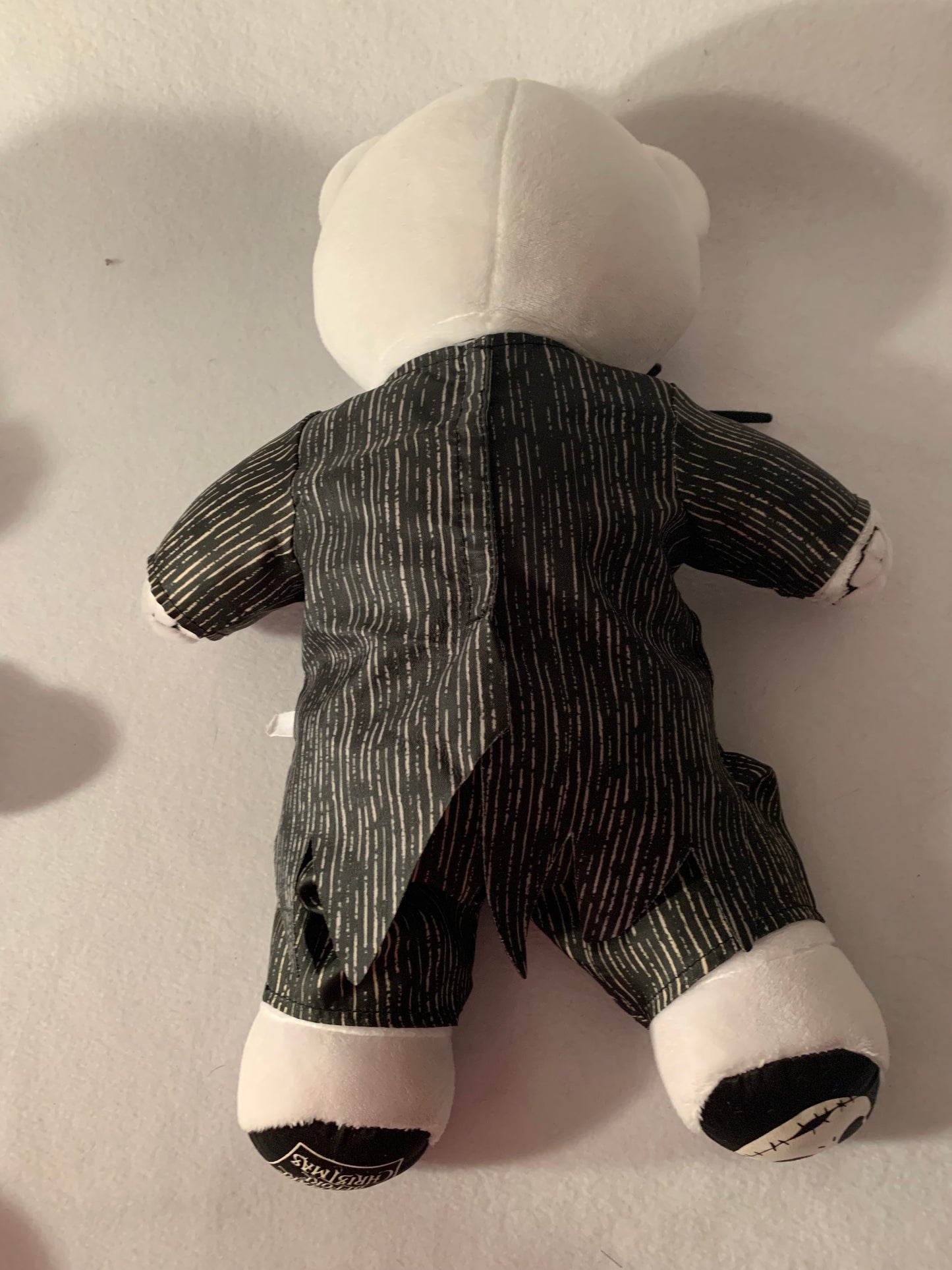 Weighted stuffed animal, large Jack or Sally bears, 5 lbs, Nightmare Before Christmas, skeleton, washable plush buddy