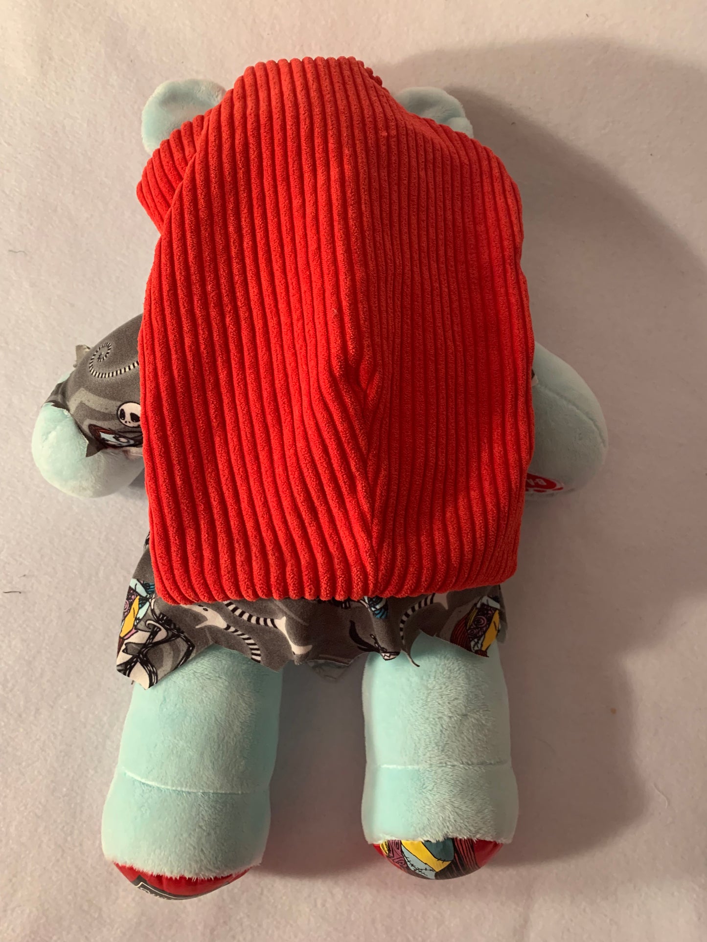Weighted stuffed animal, large Jack or Sally bears, 5 lbs, Nightmare Before Christmas, skeleton, washable plush buddy