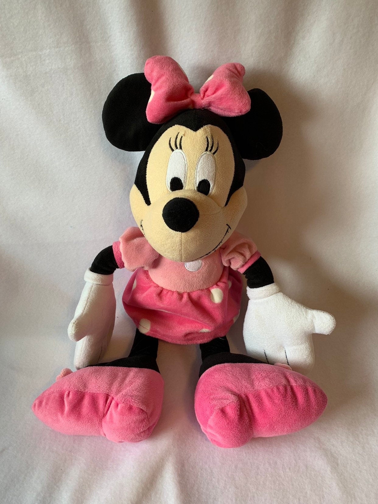 Weighted stuffed animal, Minnie Mouse with 4 lbs, AUTISM SENSORY TOY, washable plush buddy