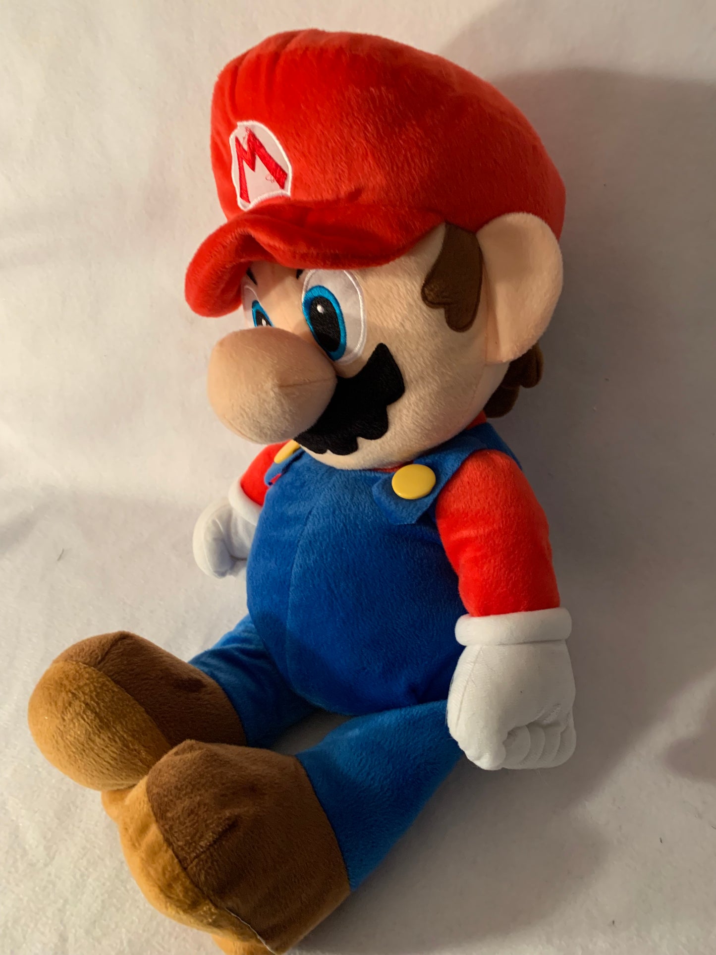 Weighted stuffed animal, jumbo Mario doll, dragon or bunny with 8 lbs, large plush - washable, ready to ship