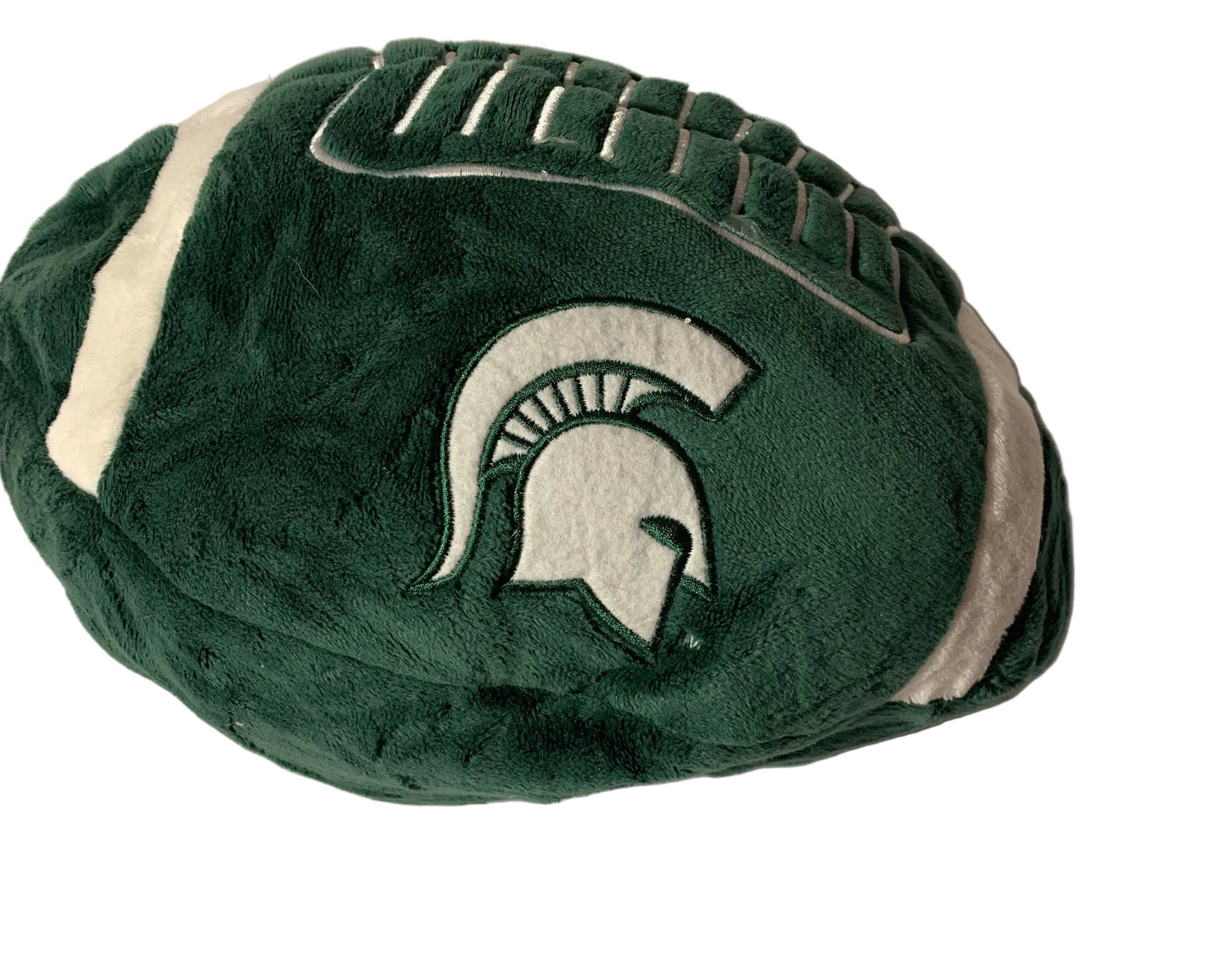 Weighted stuffed animal, MI State Spartan Football with 5 lbs