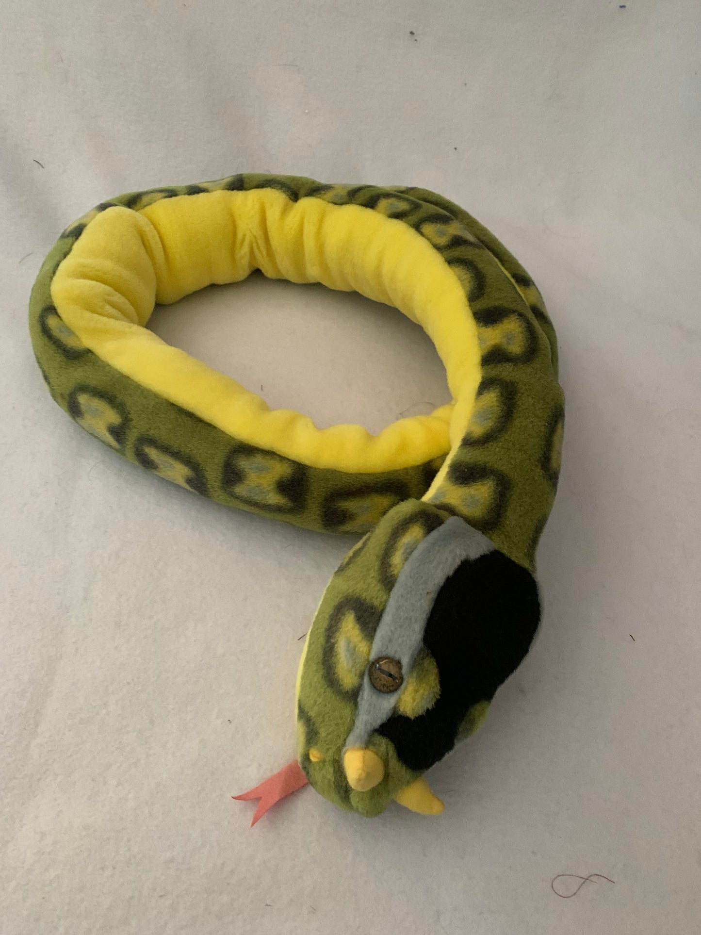 Weighted Stuffed Animal, Plush Snake with 4 lbs, long weighted buddy, washable, various colors and patterns, Cobra, Boa Constictor, Python, Corn, Garter, Albino