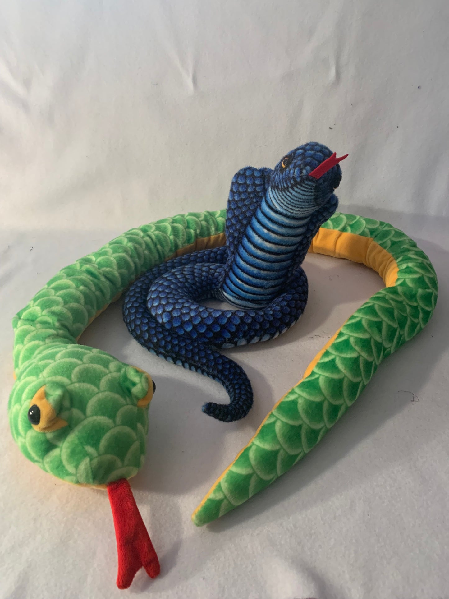 Weighted Stuffed Animal, Plush Snake with 4 lbs, long weighted buddy, washable, various colors and patterns, Cobra, Boa Constictor, Python, Corn, Garter, Albino