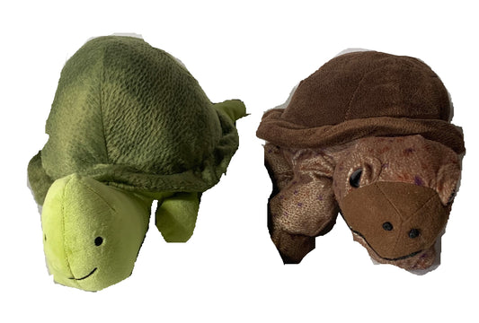 Weighted stuffed animal - turtle sensory toy with 3 lbs, washable autism plush toy, snapper turtle