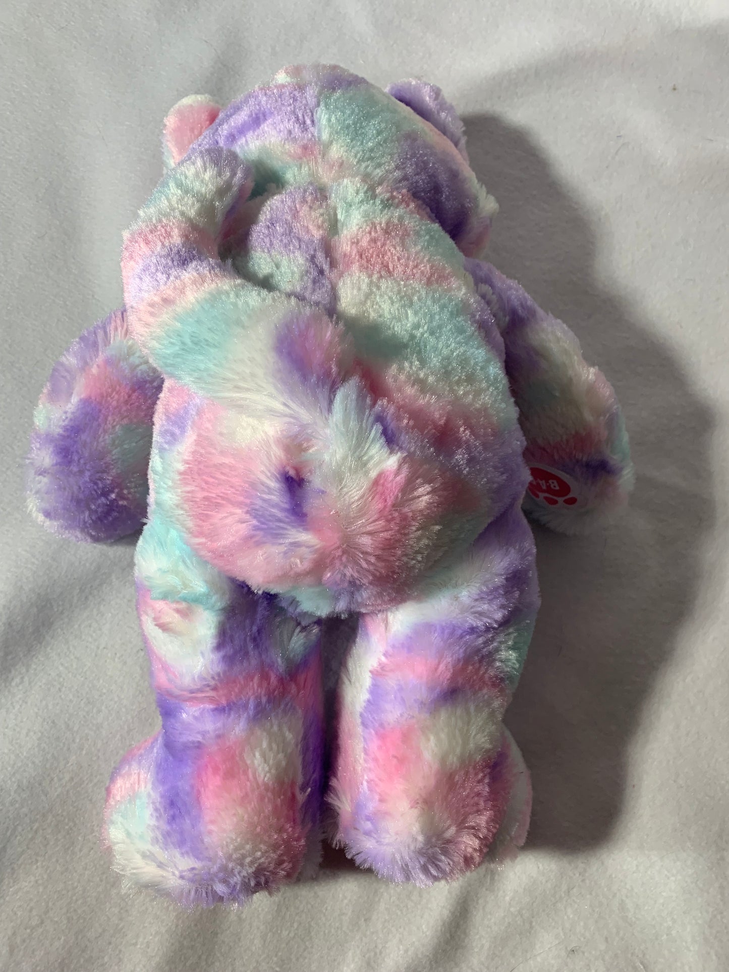 Weighted stuffed animal, Large plush cat with 4 lbs, rainbow, grey, beige kitten, washable buddy, orange stripe, Aunt Sandy's Sewing, autism sensory toy
