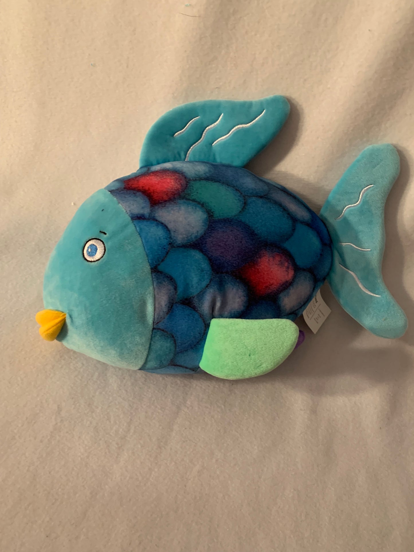 Weighted stuffed animal, Rainbow fish with 3 lbs, Various fish, platypus, washable weighted plush buddy,  AUTISM PLUSH FISH