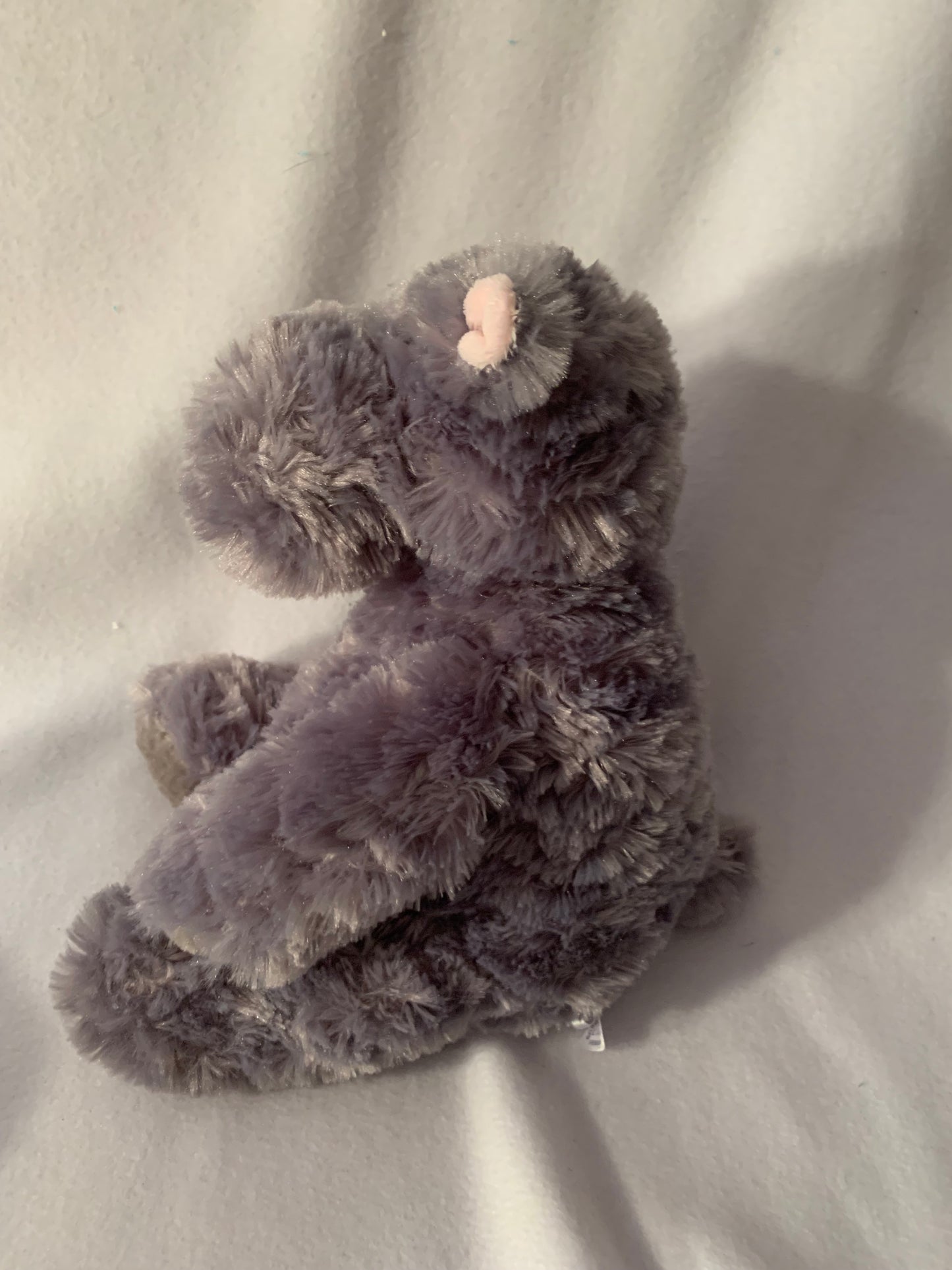 Weighted Plush wolf, hippo, unicorn or dog with 3 lbs, weighted stuffed animal, washable buddy, AUTISM SENSORY TOY, hippopotamus