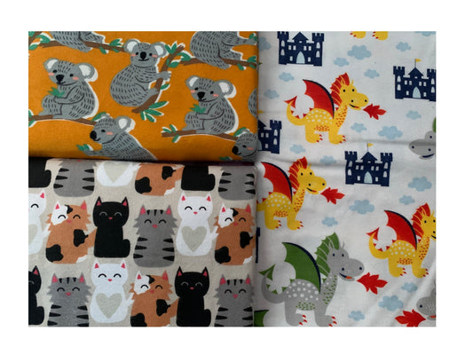 Custom Child's weighted blanket from 5-7 lbs, cats, koala, dragons, castles, washable sensory blanket