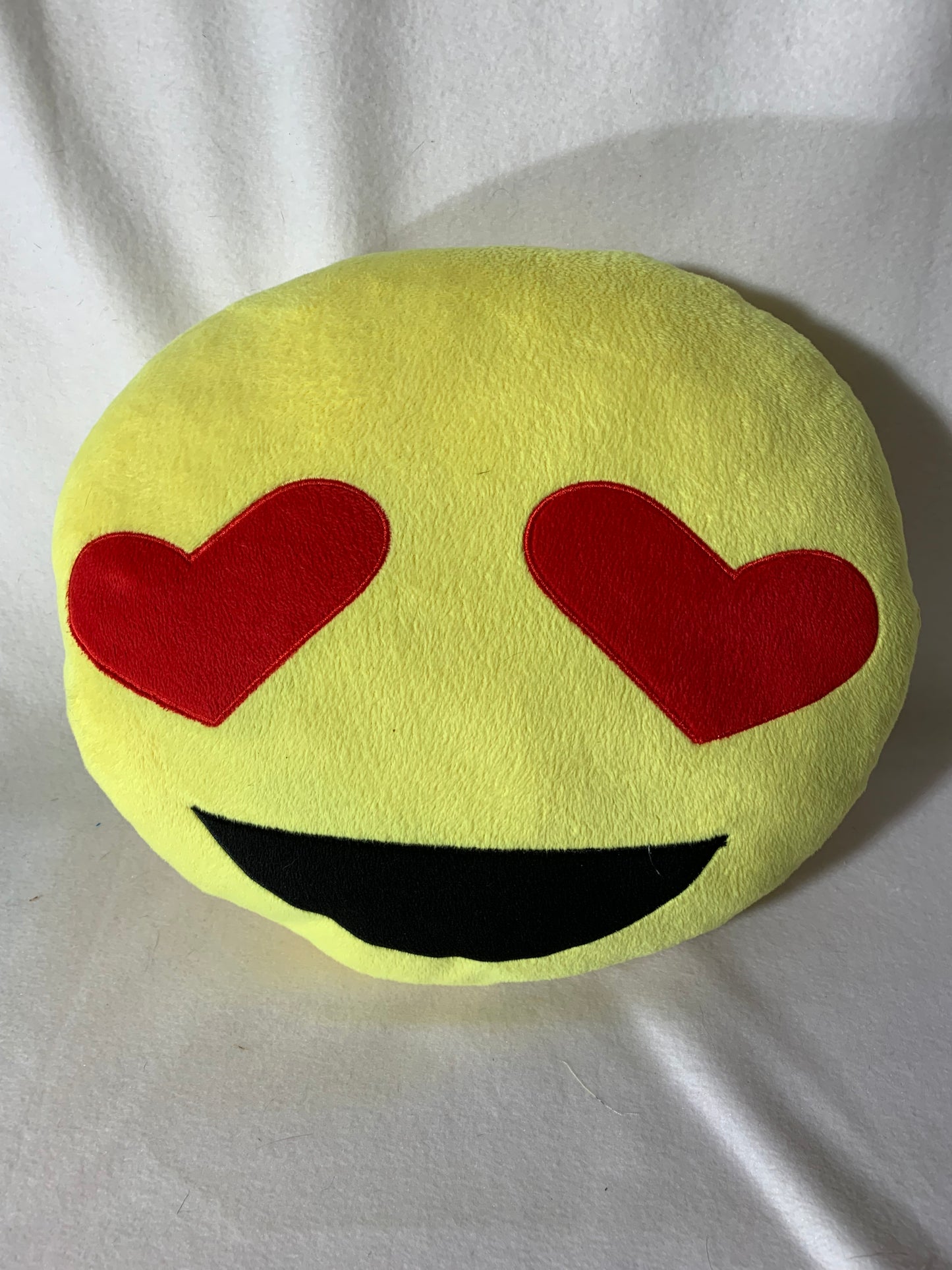 Weighted stuffed animal, weighted pillow - Emoji, 5 lbs, PLUSH WEIGHTED PILLOW, heart, face, happy, kiss
