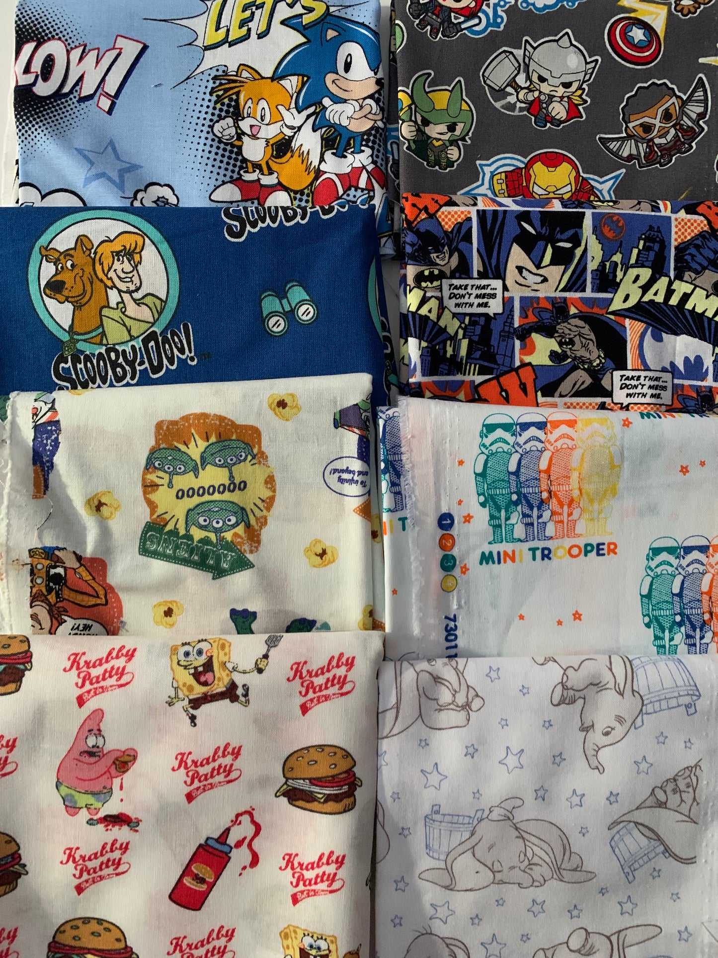 Custom double sided blanket, lap or twin, choose your pattern or characters, Cotton top, flannel bottom, washable, kids, adults, washable