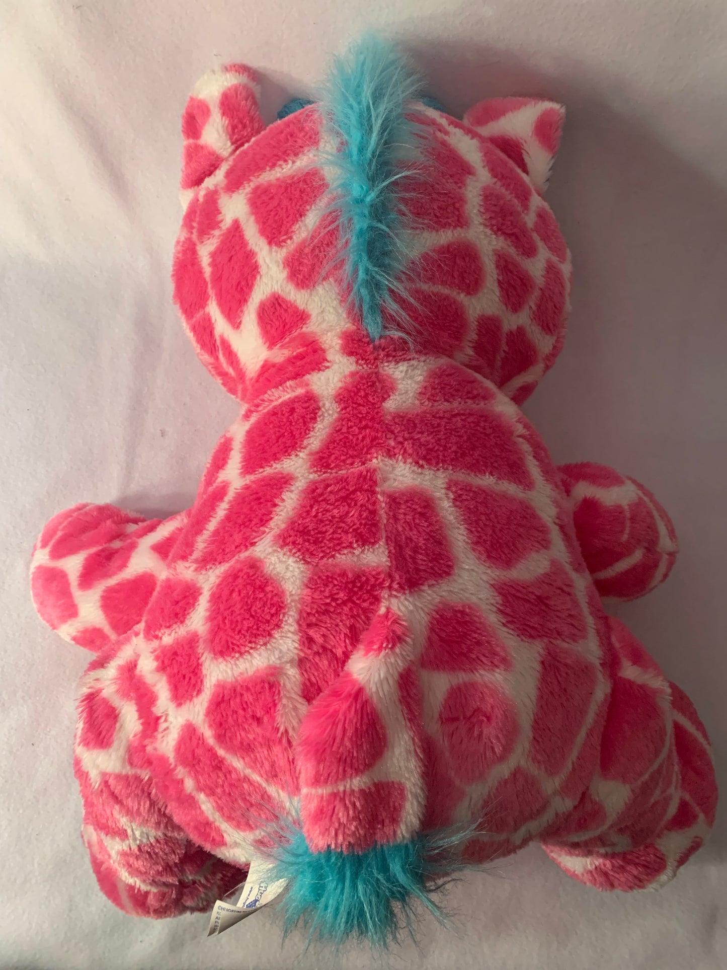 Jumbo WEIGHTED STUFFED ANIMAL, large giraffe or bunny rabbit sensory toy, with 20 lbs, washable