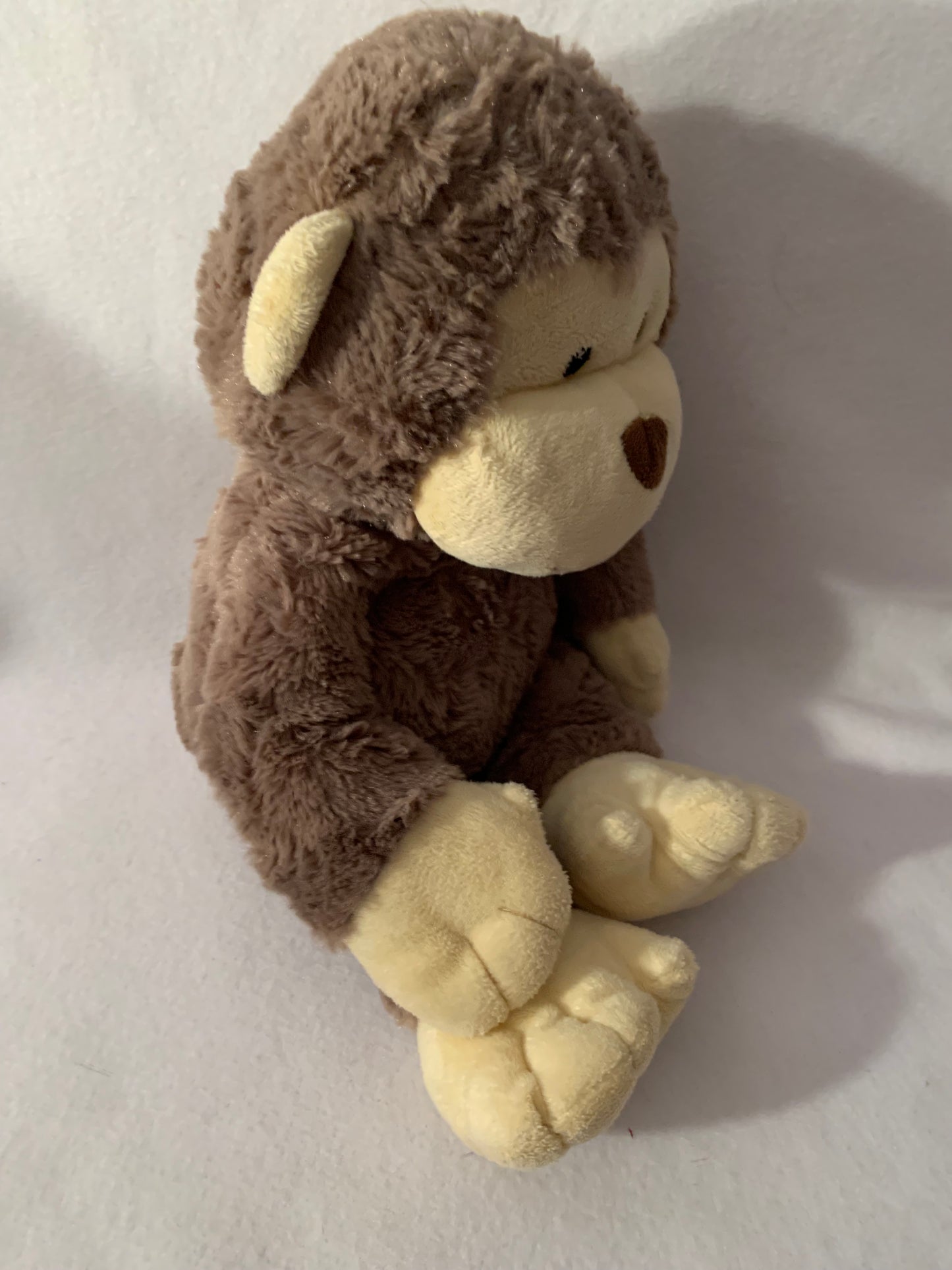 Weighted Stuffed Animal - Weighted Teddy Bear or Monkey with 4 lbs, washable plush buddy, brown bear