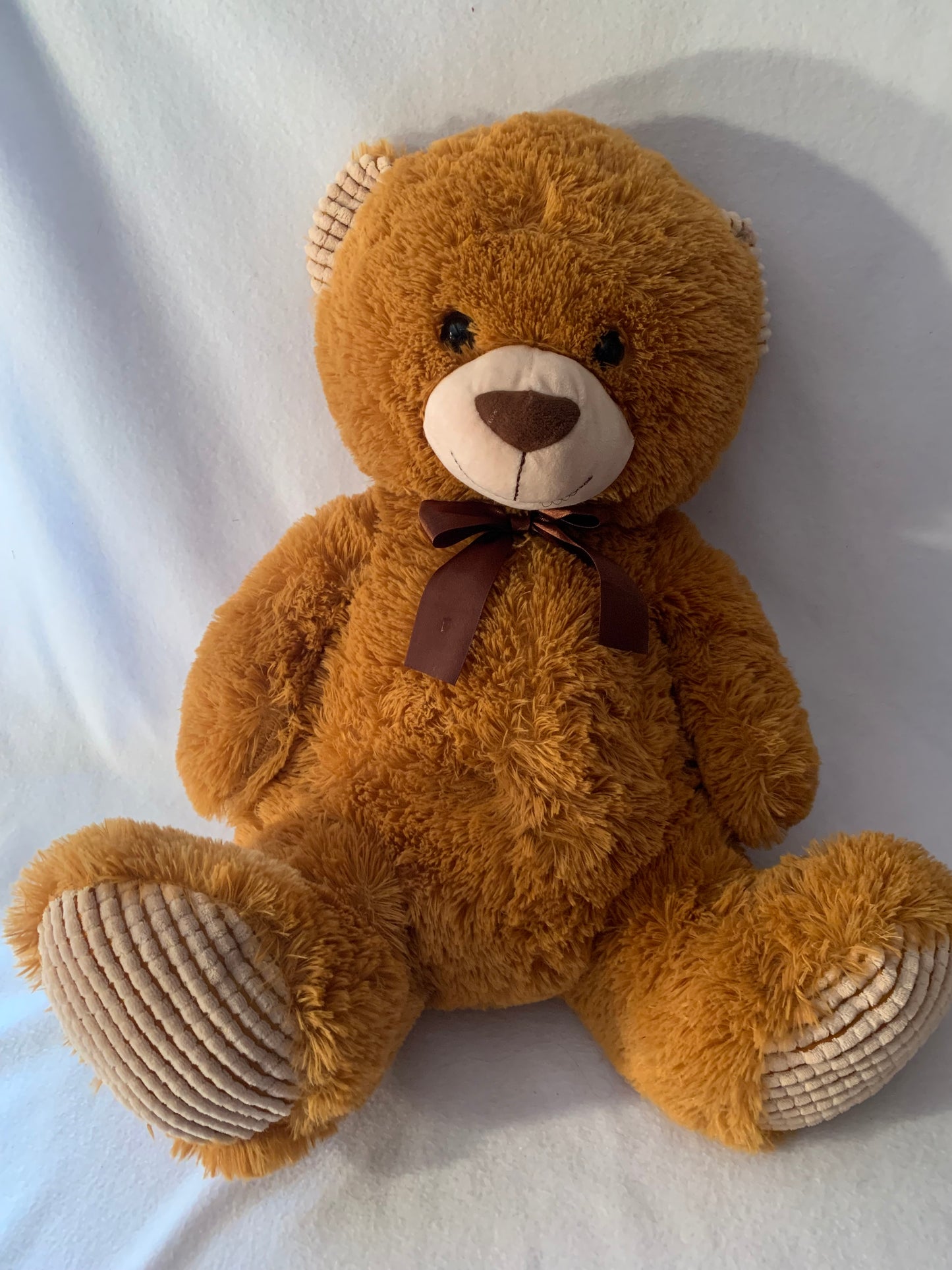 Aunt Sandy's Sewing Weighted Stuffed Animal, Jumbo Bear with 20 lbs, Washable Plush Extra Large Buddy