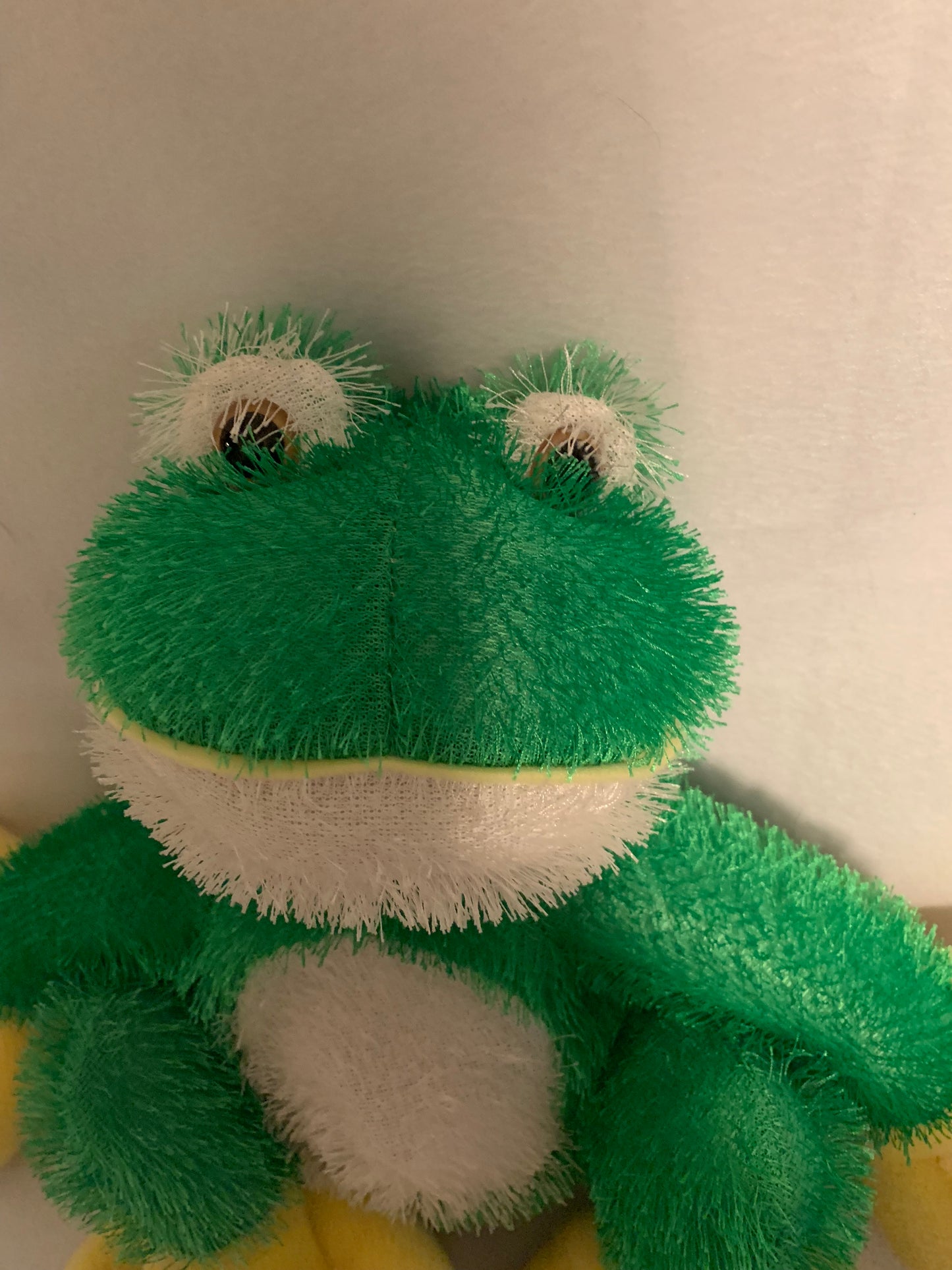 Weighted stuffed animal, frog with 3 lbs, washable plush buddy, various patterns, autism toy