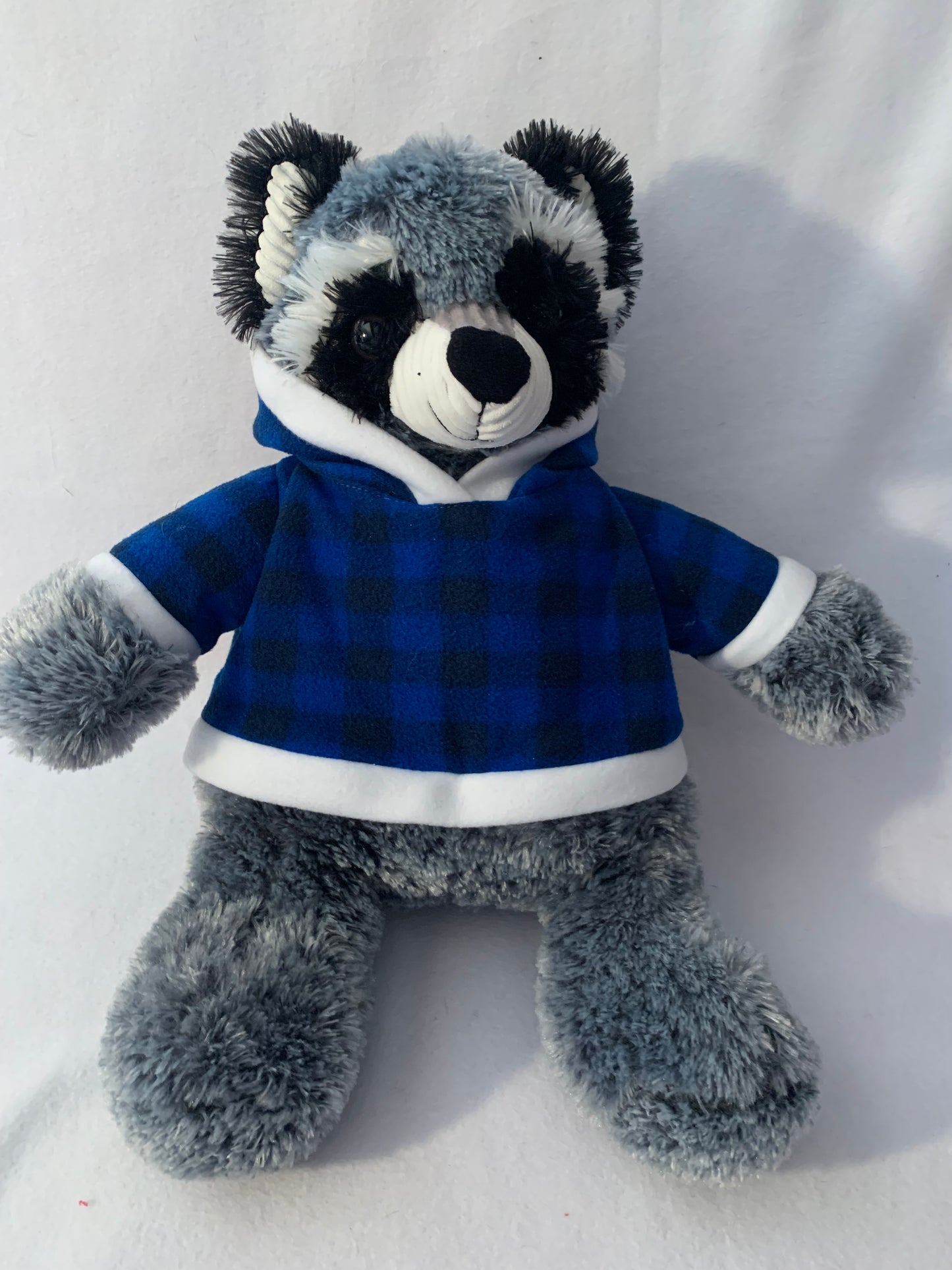 Weighted stuffed animal, dog, raccoon or polar bear sensory plush with 5 lbs, large plush puppy, washable plush buddy, winter