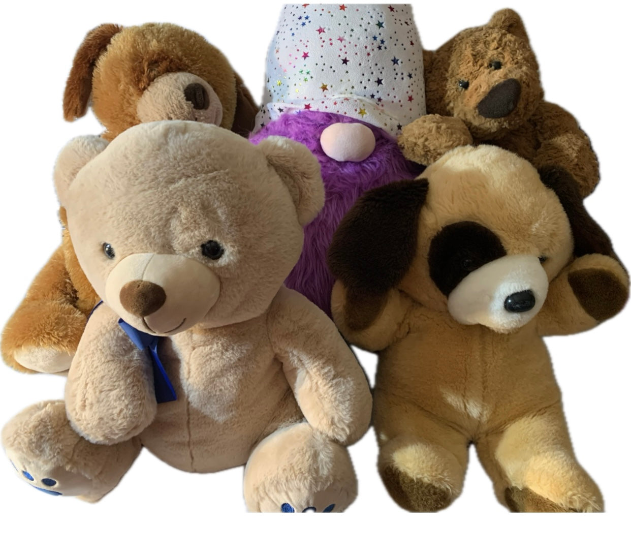 Weighted Stuffed Animal, Jumbo Bear, Gnome or Dog with 20 lbs, Large Plush Buddy, Washable autism toy
