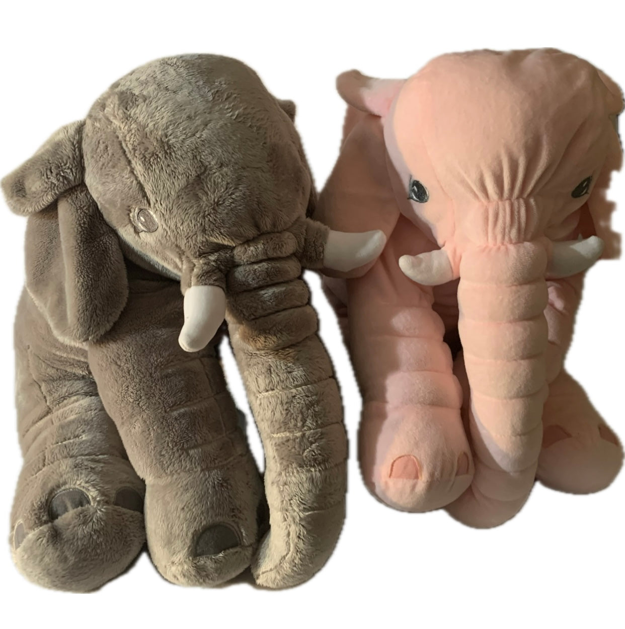 Aunt Sandy's Sewing Weighted Stuffed Animal, Jumbo Elephant with 15 or 20 lbs, Washable Plush Extra Large Buddy