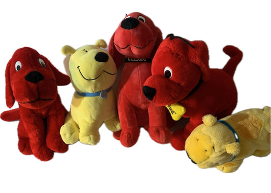 Weighted Stuffed Animal, Clifford or T Bone with 3-5 lbs, Plush Dogs, Washable, Weighted Buddy, Lap Pad for Calming and Sleep