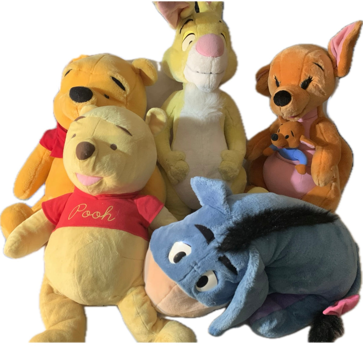 Weighted Stuffed Animal, Winnie the Pooh, Rabbit, Kanga or Eeyore with 15 lbs, washable buddy, autism sensory toy, plush bear, kangaroo, donkey