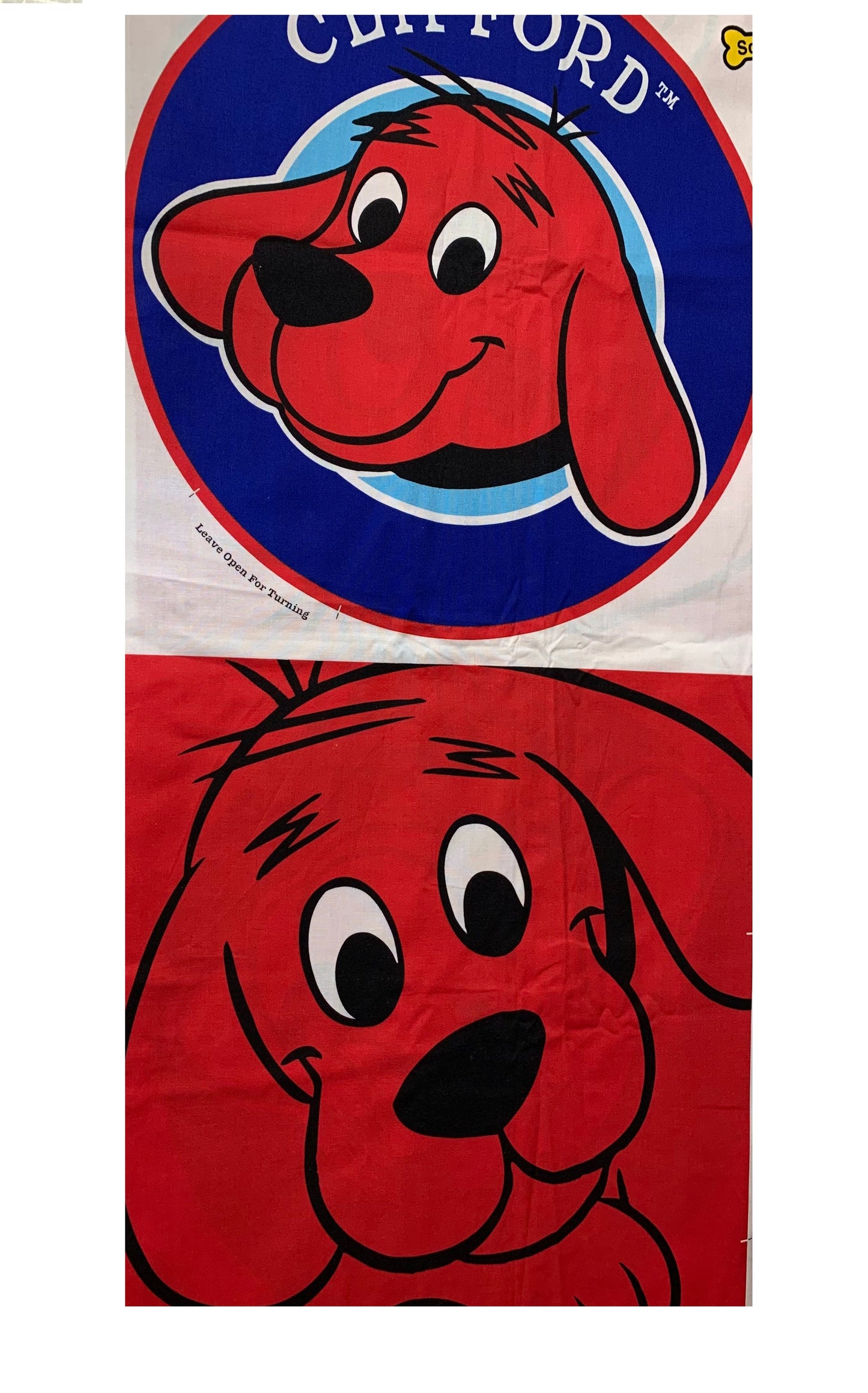 Weighted Clifford the Big Red Dog Pillow 3 lbs, Children's sleep aide, washable