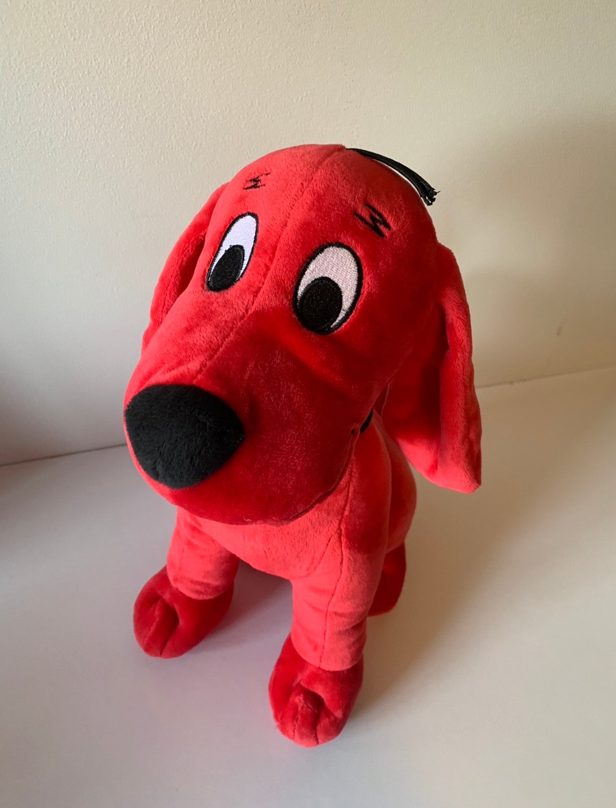 Aunt Sandy's Sewing Weighted Stuffed Animal, Big Red Dog with 2-3 lbs, Plush Dogs, Washable, Weighted Buddy, Lap Pad for Calming and Sleep