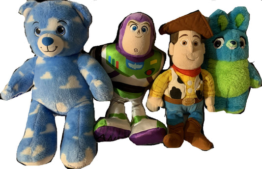 Weighted stuffed animal with 2 1/2 lbs, Woody, Buzz Lightyear or Bunny, AUTISM SENSORY TOY, washable plush buddy