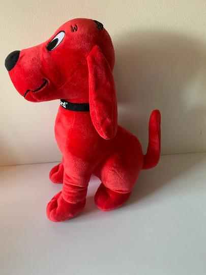 Aunt Sandy's Sewing Weighted Stuffed Animal, Big Red Dog with 2-3 lbs, Plush Dogs, Washable, Weighted Buddy, Lap Pad for Calming and Sleep
