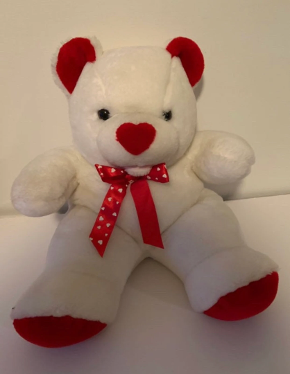 Large Weighted stuffed animal, jumbo bear with 6 lbs, washable plush buddy