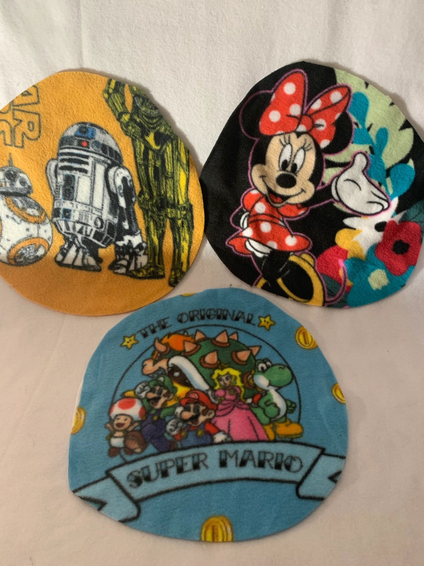 Weighted stuffed animal, large weighted Super Mario, r2d2, bb8, Minnie mouse pillow with 4 lbs, AUTISM SENSORY TOY