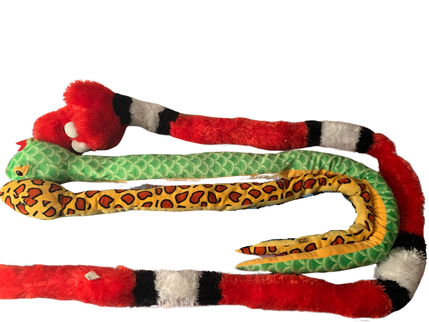 Weighted Stuffed Animal, Plush Snake with 4 lbs, long weighted buddy, washable, various colors and patterns, Cobra, Boa Constictor, Python, Corn, Garter, Albino