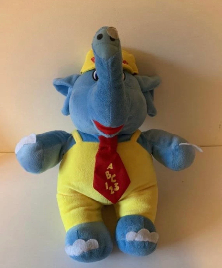 Weighted stuffed animal, sensory toy with 3-4 lbs, The Nose Book elephant AUTISM WEIGHTED PLUSH, Dr. Seuss, Bubbles, grey elephant