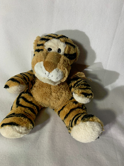 Weighted stuffed animal - tiger sensory toy with 2 1/2-3 lbs, autism sensory toy, leopard, plush weighted buddy